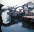 Scenery of Jiangnan Watertown Chinese Chen Yifei